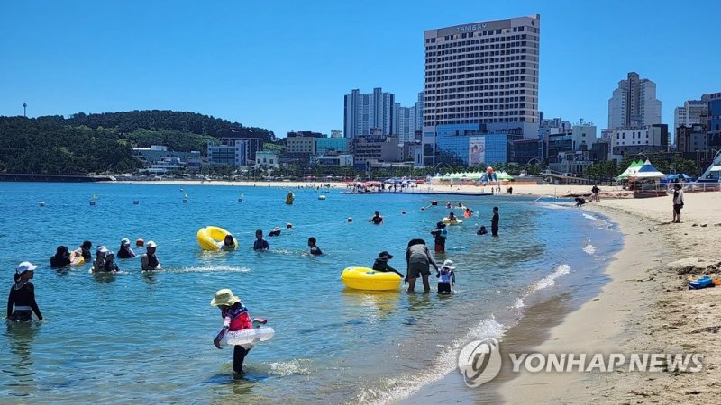 울산 일산해수욕장. 연합뉴스