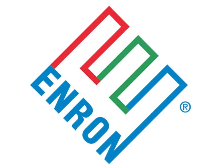 엔론 회사 로고 - X 갈무리
