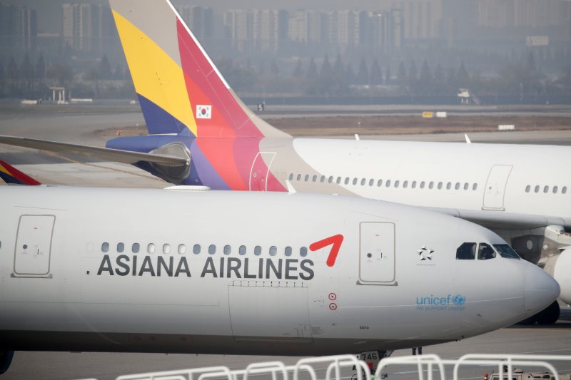 서울 김포공항 아시아나항공. 뉴시스