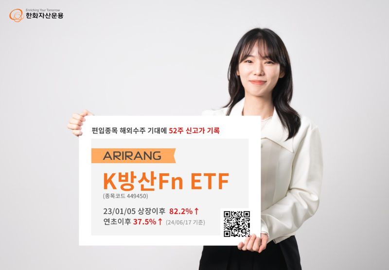 'K방산 ETF', 상장 후 수익률 82% 돌파