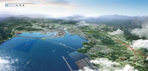 영일만대교 조감도 [경북도 제공. 재판매 및 DB 금지]