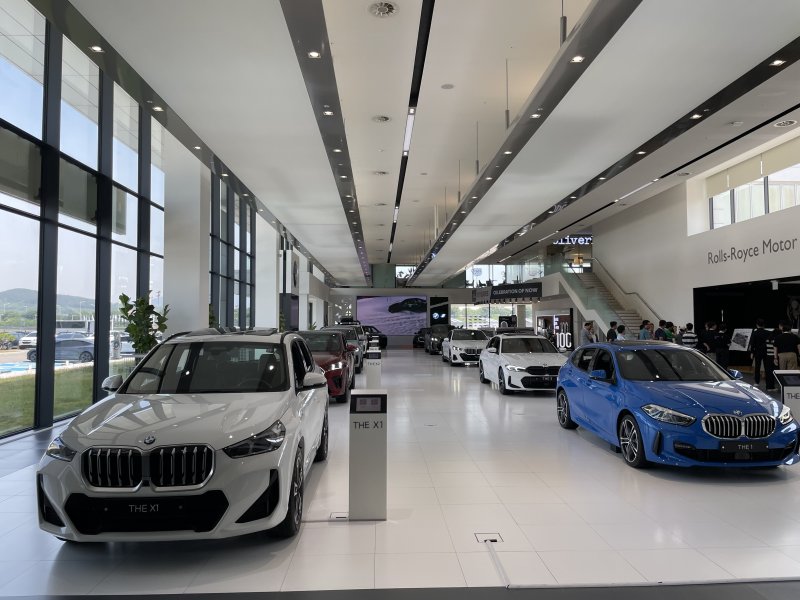 인천 중구 자동차 복합문화공간 'BMW 드라이빙 센터' 내부 모습 사진=권준호 기자