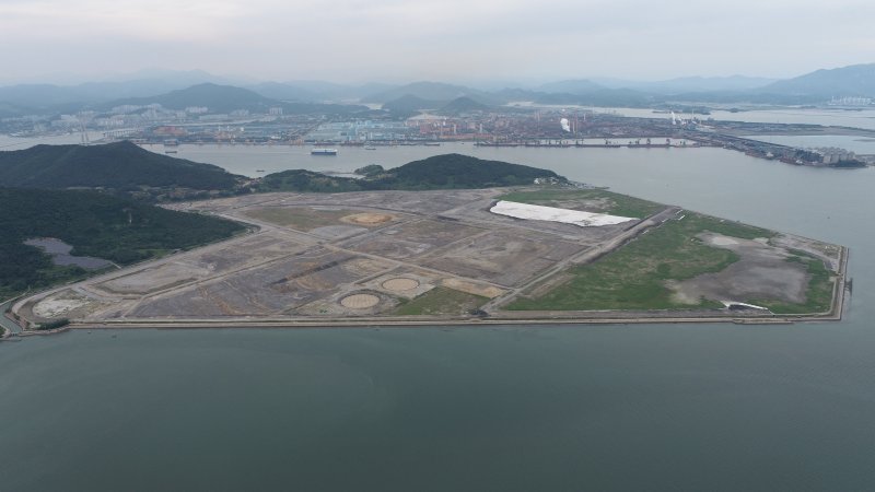 수소산업 클러스터 기회발전특구로 지정된 여수시 묘도 항만재개발사업지구(여수시 제공) 사진=뉴스1