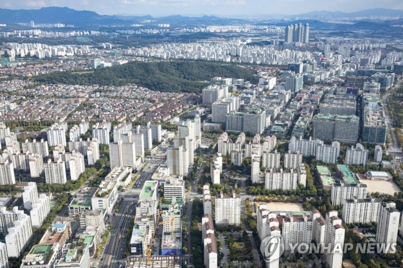 경기 고양 일산신도시 전경. 연합뉴스