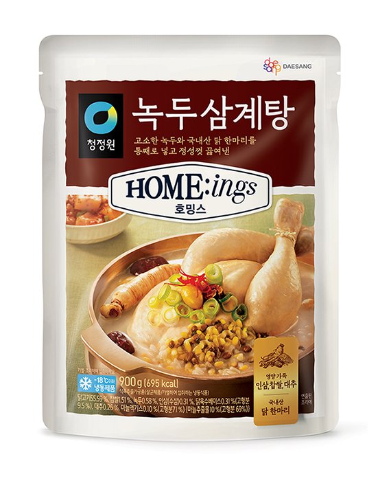 [서울=뉴시스] 대상 청정원 호밍스, 여름 맞이 홈 보양식 '녹두삼계탕' 출시. (사진= 대상 제공)