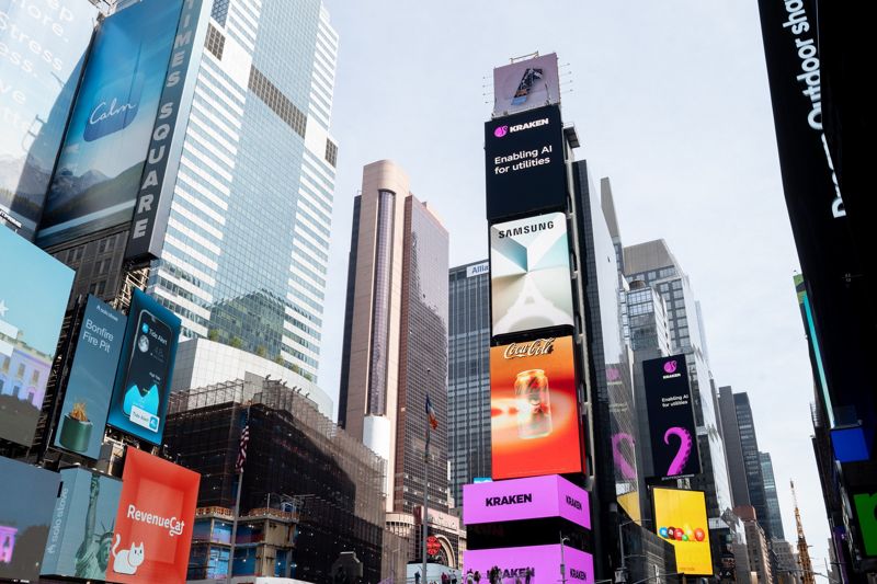 6월 26일(현지시간) 미국 뉴욕 타임스스퀘어의 '갤럭시 언팩 2024' 디지털 옥외 광고. 삼성전자 제공