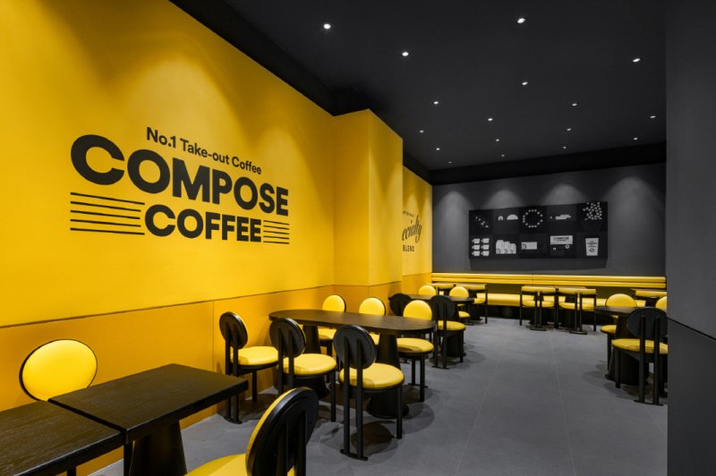 컴포즈커피 매장 내부 전경(컴포즈커피 제공, 해당 매장은 기사와 관련이 없음.)