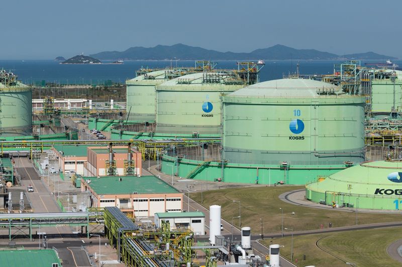 한국가스공사 인천 LNG 저장기지 전경. 한국가스공사 제공