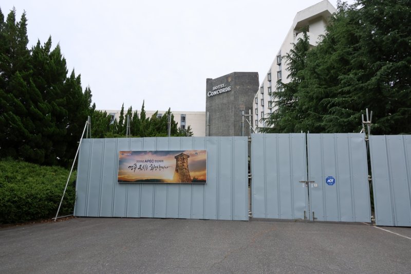 문 닫은 경주 콩코드호텔 [촬영 손대성]