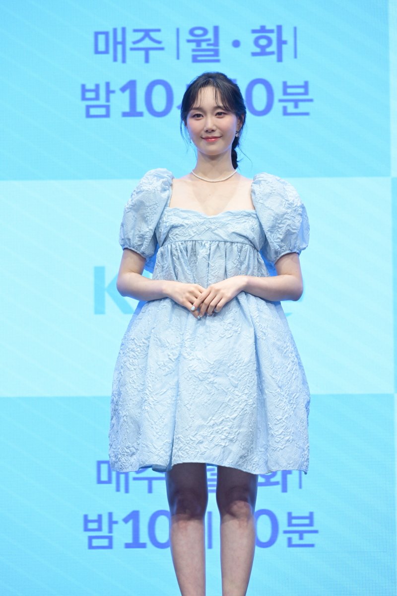 이유영의 임신 소식이 전해지기 3달 전인 5월 13일 KBS 2TV 월화드라마 '함부로 대해줘' 제작발표회 현장 / 사진제공=KBS