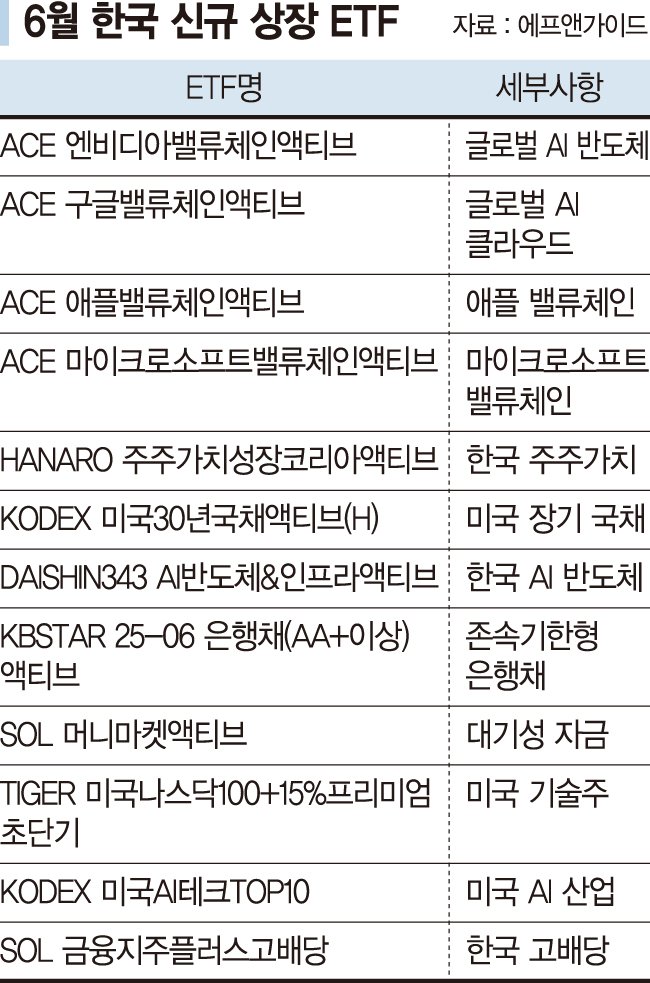 미국 기술주 ETF로 돈몰린다