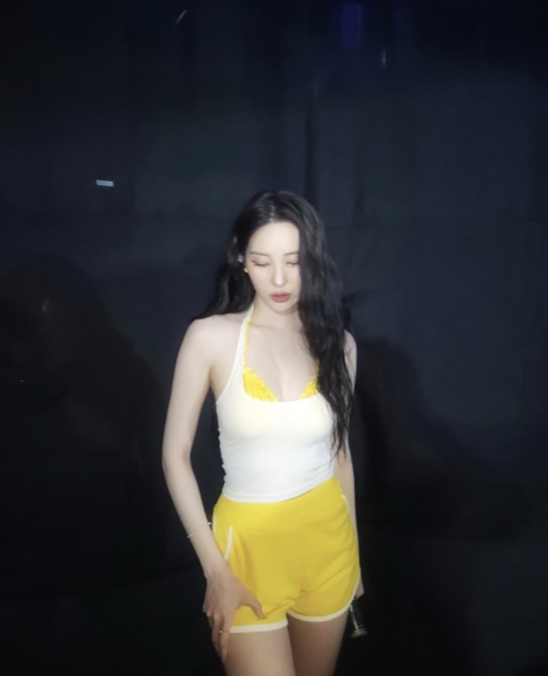 선미, 워터밤서 노란 비키니…청순 글래머