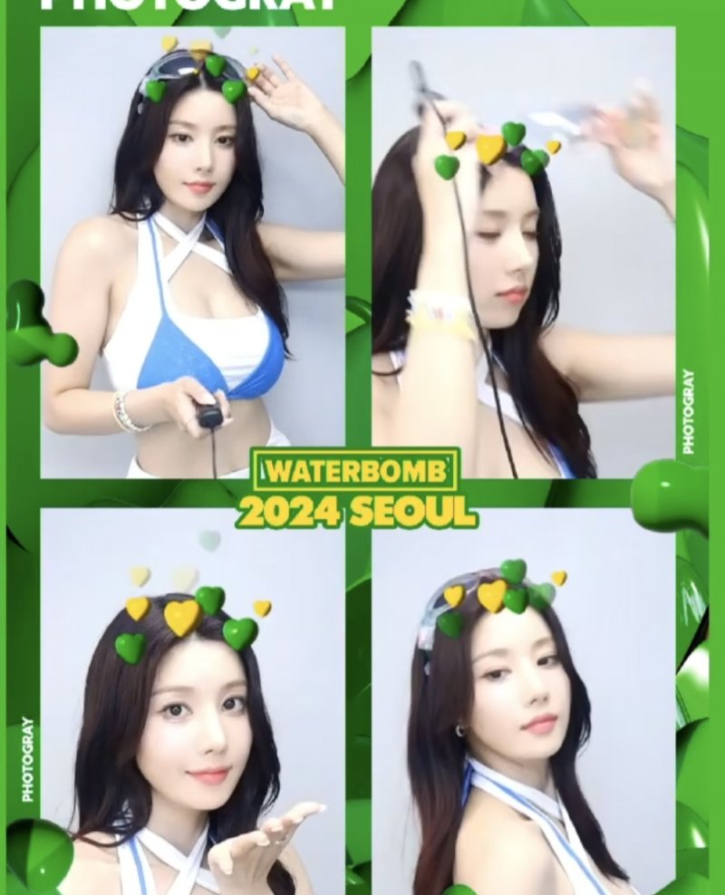 권은비, 비키니 입은 워터밤 여신…청량 섹시美