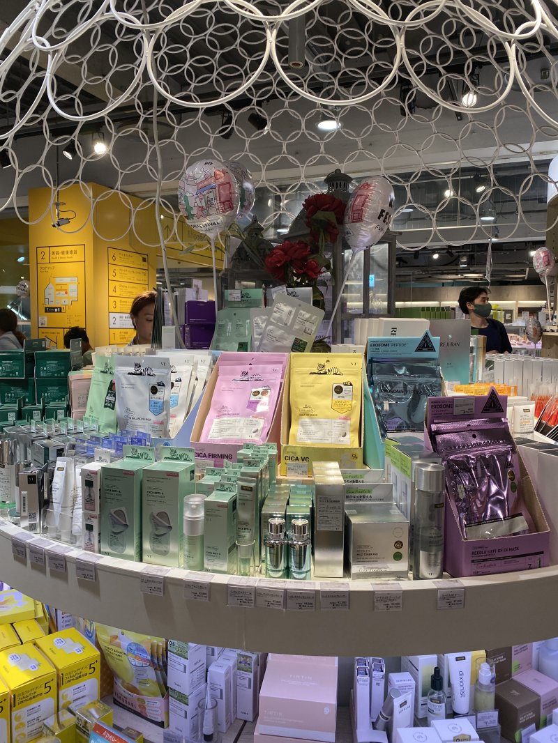 로프트 시부야점에 입점한 VT코스메틱. (VT코스메틱 제공)