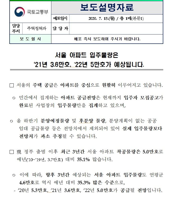 자료 : 국토교통부