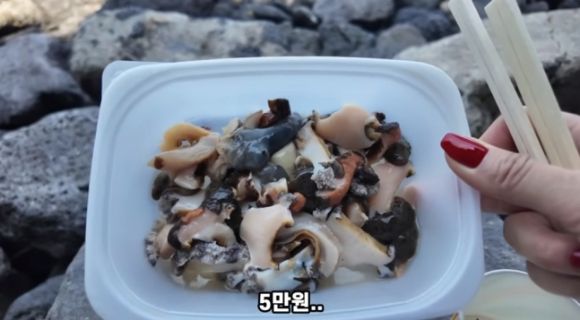 5만원짜리 '용두암 전복·소라' 바가지 논란…제주시, '철거명령'