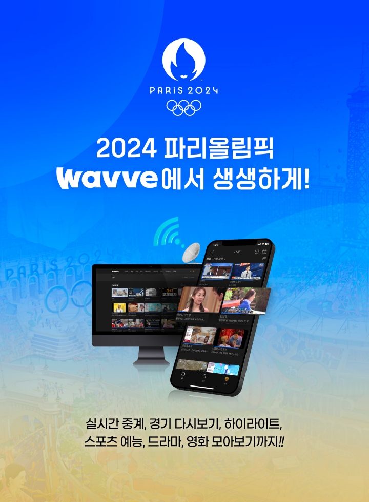 2024 파리올림픽, 웨이브서 본다...중계권 확보