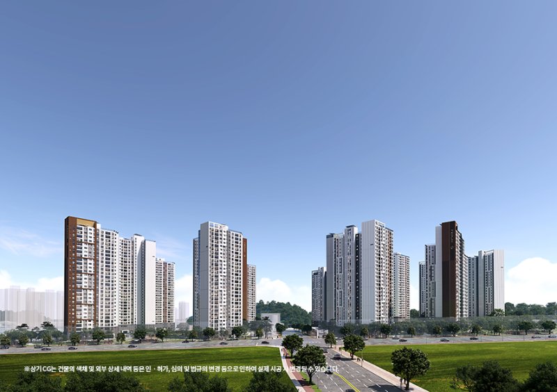 [대전=뉴시스]대우건설의 대전 '도안 푸르지오 디아델' 아파트 투시도. 2024. 07. 26 *재판매 및 DB 금지