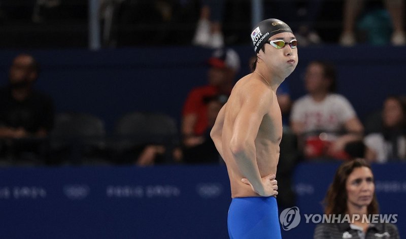 [속보]김우민 동메달, 남자 400m 자유형 결승에서 3위 [파리올림픽]