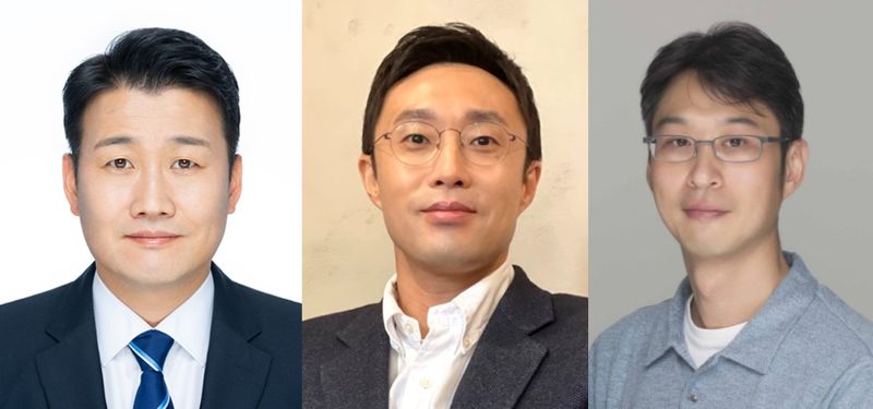 왼쪽부터 이한구 원텍 CFO, 김주수 휴넷리더십센터, 유성원 루닛 CTO. 각사 제공