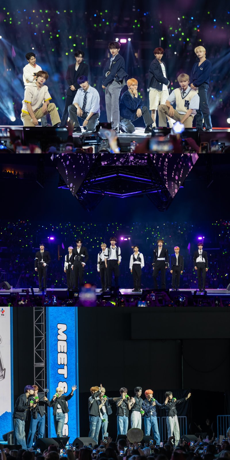 [서울=뉴시스] 'KCON LA 2024'에 출연한 제로베이스원. (사진=CJ ENM 제공) 2024.07.29. photo@newsis.com *재판매 및 DB 금지