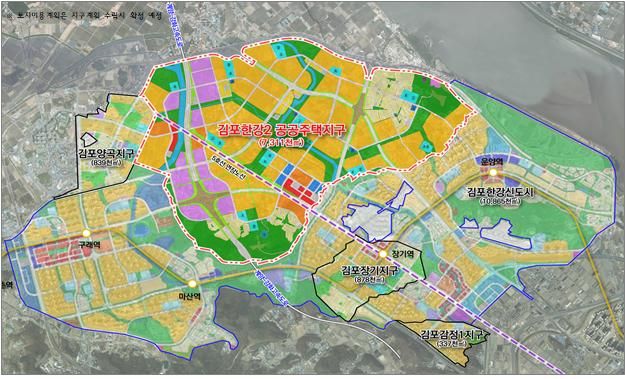 서울 여의도 30분 거리에 '분당급 신도시'.. 김포한강2지구 본궤도 오른다
