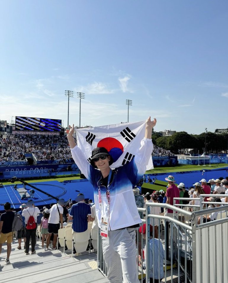 '악플 고충' 파비앙, 韓 양궁 남자단체 금메달에 "휴 살았다"