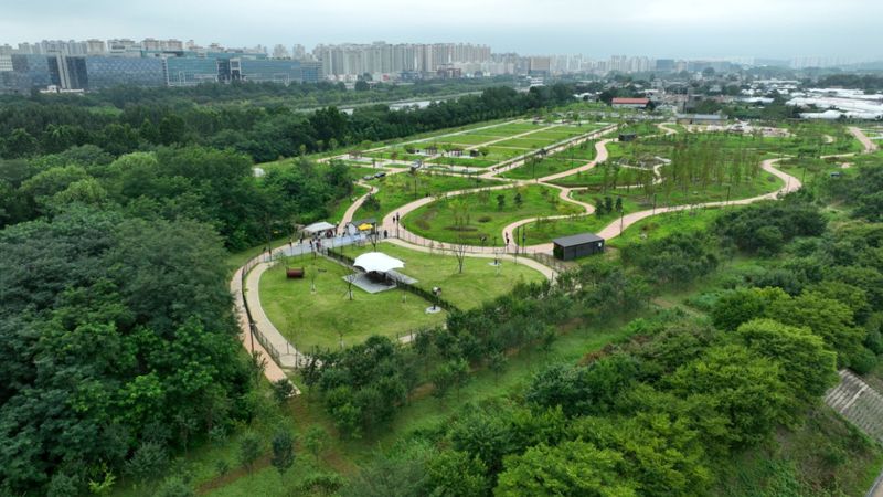 미사아일랜드 펫존 전경. /하남시 제공