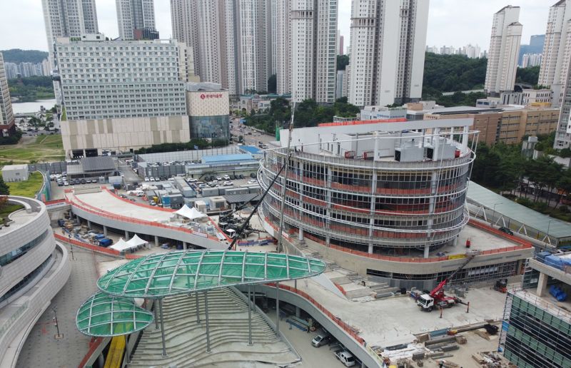 대보건설, 경기도서관 비정형 외관 공개 '연내 완공'