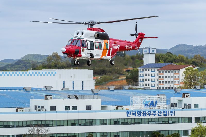 수리온 소방 헬기. 한국항공우주산업 제공