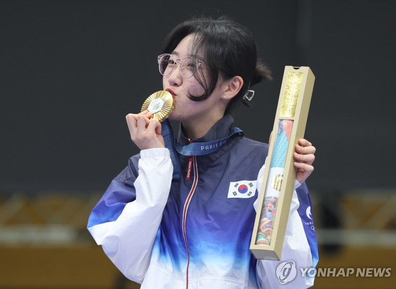 양지인, 사격 3번째 금메달 획득... 슛오프 끝에 권총 25m 우승