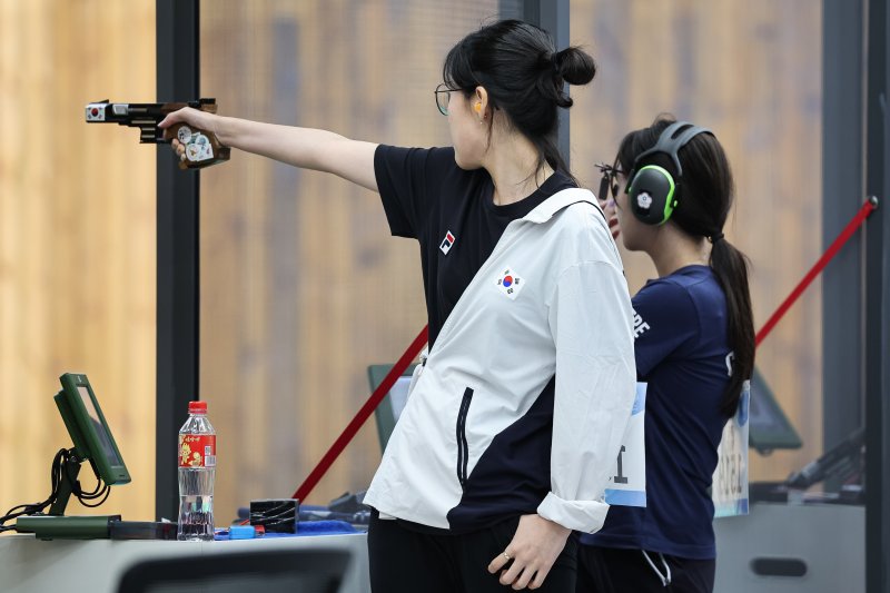 여자 사격 25m 권총 양지인 / 사진 = 뉴스1