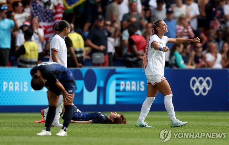 미국이 일본을 꺾고 준결승 진출을 확정 지었다 / 사진 = 연합뉴스