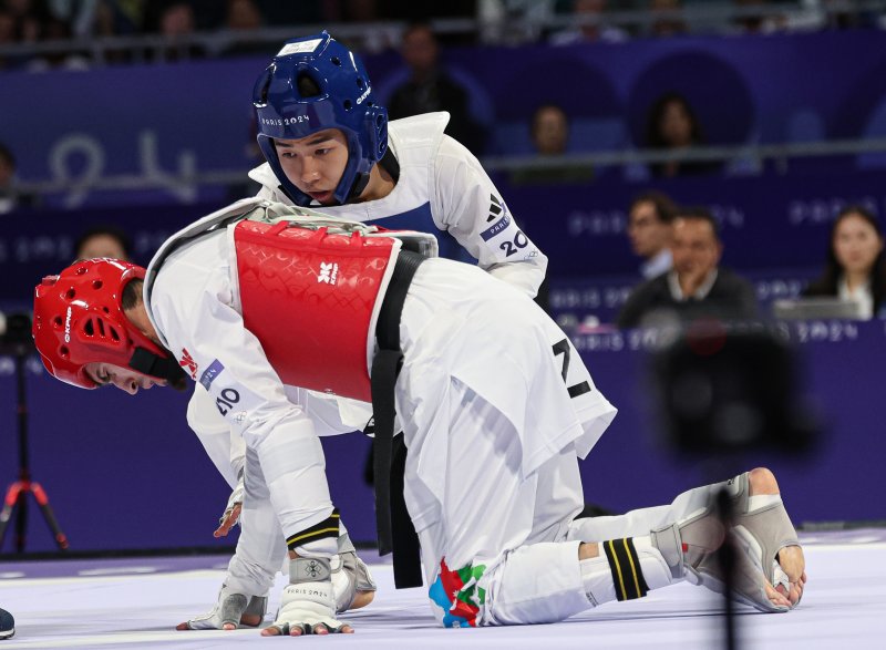 '압도적' 박태준, 태권도 8년만의 금메달.... 58kg 사상 첫 금빛 발차기