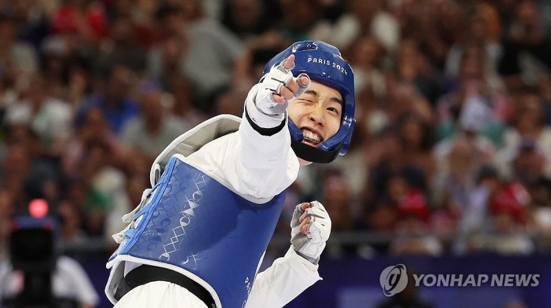 "이것이 태권 종주국의 힘"....파리올림픽 4명 출전, 전원 4강, 금2‧동1개 쾌거