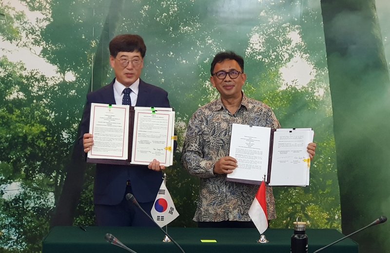 한·인니 산림 협력 업무협약 갱신 [산림청 제공. 재판매 및 DB 금지]