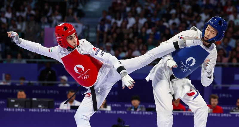 한국 태권도, 이틀 연속 금빛 포효... 김유진, 세계 1‧2‧4‧5위 모두 꺾는 대이변