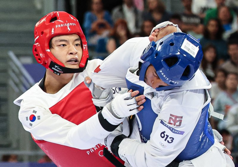 태권도 서건우, 시스템 오류 金 도전 기회 날릴 뻔… 34초 남기고 6-15 뒤집었다