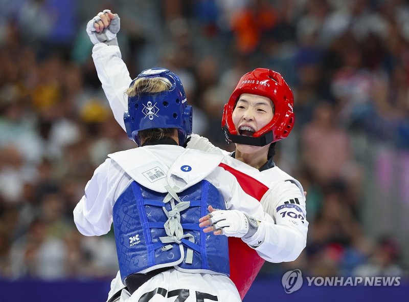 "이것이 태권 종주국의 힘"....파리올림픽 4명 출전, 전원 4강, 금2‧동1개 쾌거