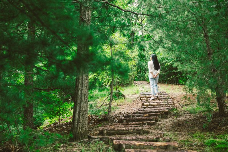 친환경 산책로 다둔길. HDC리조트 제공