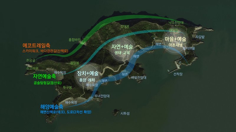 군산 관리도 예술섬 공모 구상도.(군산시 제공) 2024.8.16/뉴스1