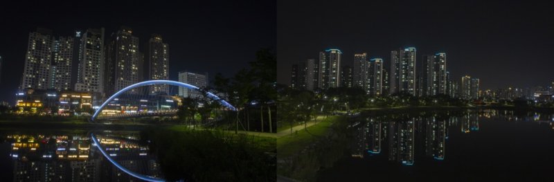 호수와 함께 걷는 밤 ‘미사호수공원 밤 산책’(경기관광공사 제공)/