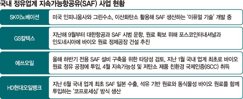 "2027년 28조 먹거리"… SAF 상용화 속도 내는 정유업계 [SAF 로드맵 나온다]