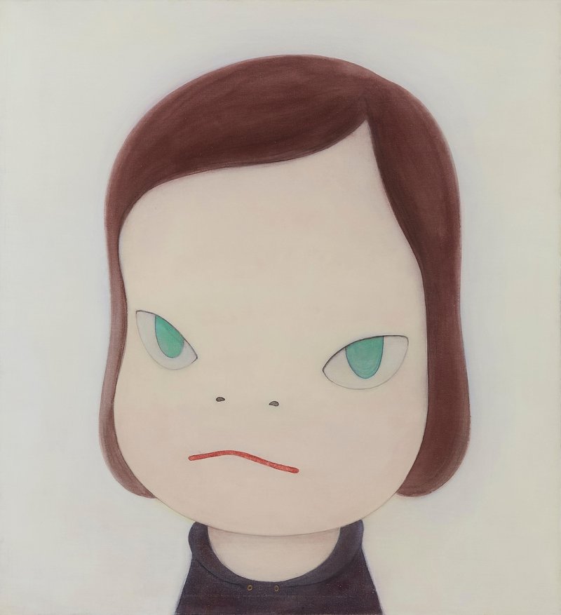 나라 요시토모, 'Green Eyes', 120x110cm, 캔버스에 아크릴, 2000. /사진=연합뉴스