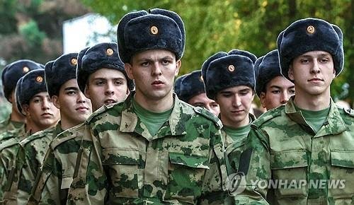 러시아 징집병 [타스=연합뉴스 자료사진]
