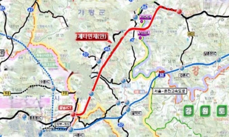 제2경춘국도 서면대교 연내 착공 '순항'...입찰공고 진행