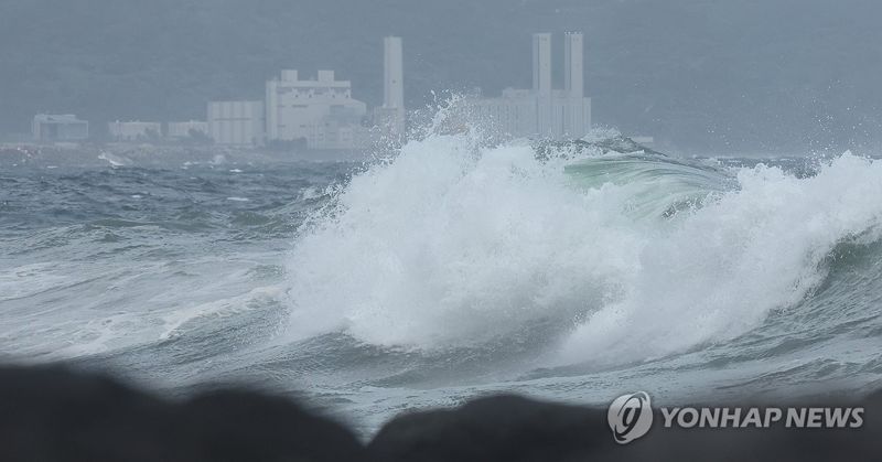 대피 명령 무시하고 스노클링하다 바다에 빠진 20대 구조