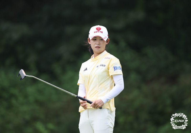 황유민이 17번홀에서 통한의 보기를 기록하며 2회 연속 준우승을 기록했다. KLPGA 제공