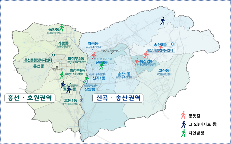 걷고 싶은 도시, 의정부시의 특별한 맨발로(路)