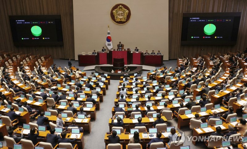 여야는 28일 국회 본회의에서 간호법을 합의 처리했다. 2024.8.28 연합뉴스